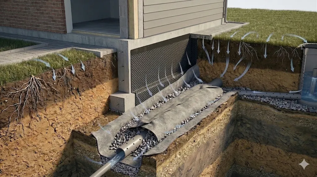 Drenaże i odwodnienia