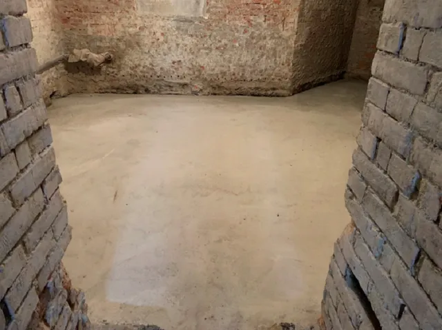 Drenaż wewnętrzny po realizacji